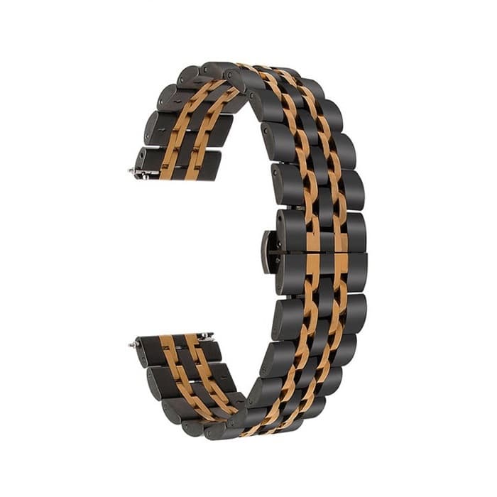 بند استیل طرح رولکس مدل Rolex Band 5Bead مناسب برای ساعت QCY GS2 سایز 22 میلی متر — تصویر ۷