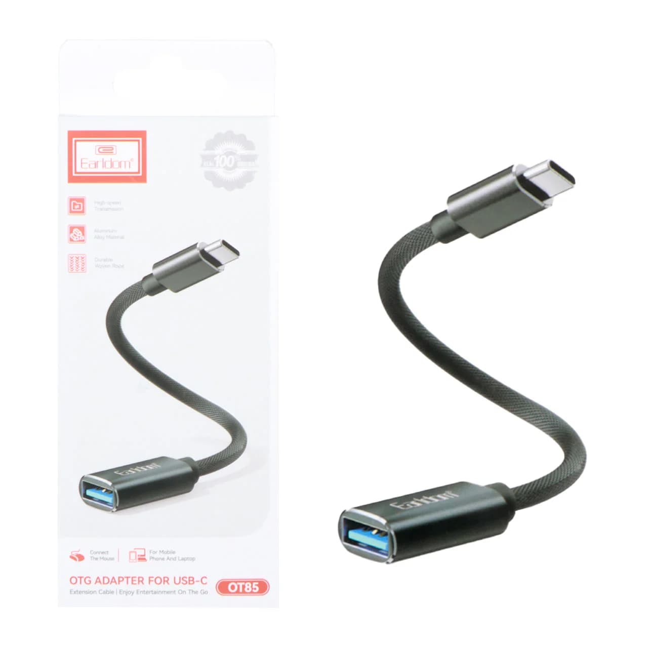 تبدیل Earldom Type-C To USB3.0 OTGمدل OT85 – مشکی