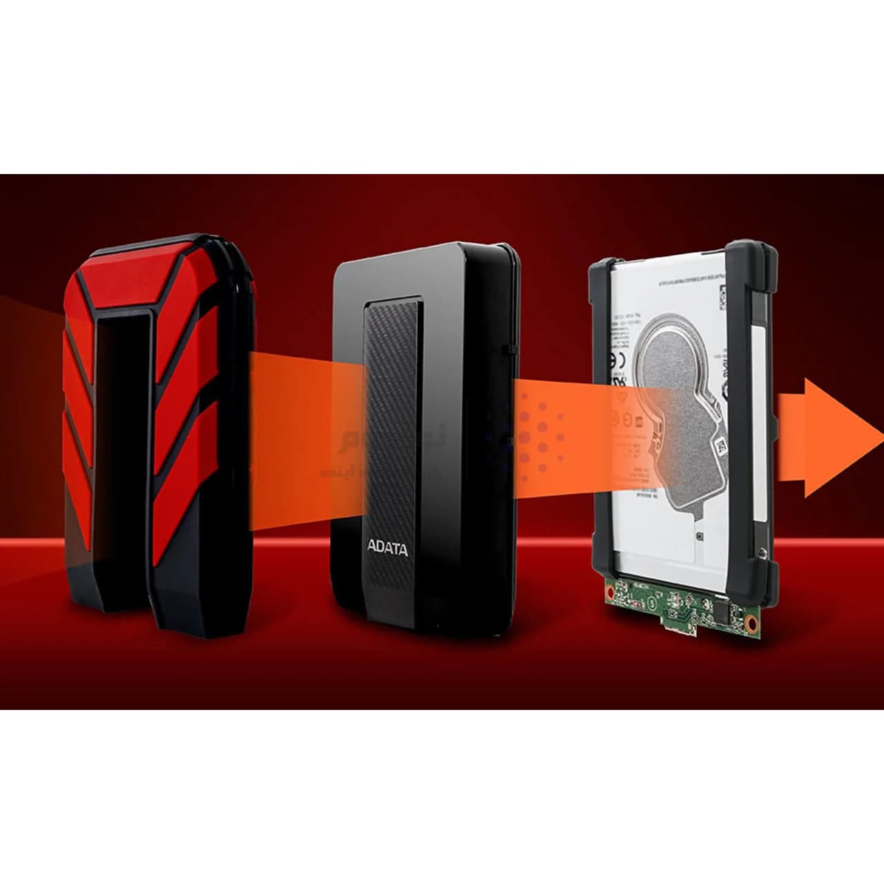 هارد اکسترنال ADATA مدل HD710 Pro ظرفیت 2TB – آبی (گارانتی شرکت آونگ) — تصویر ۴