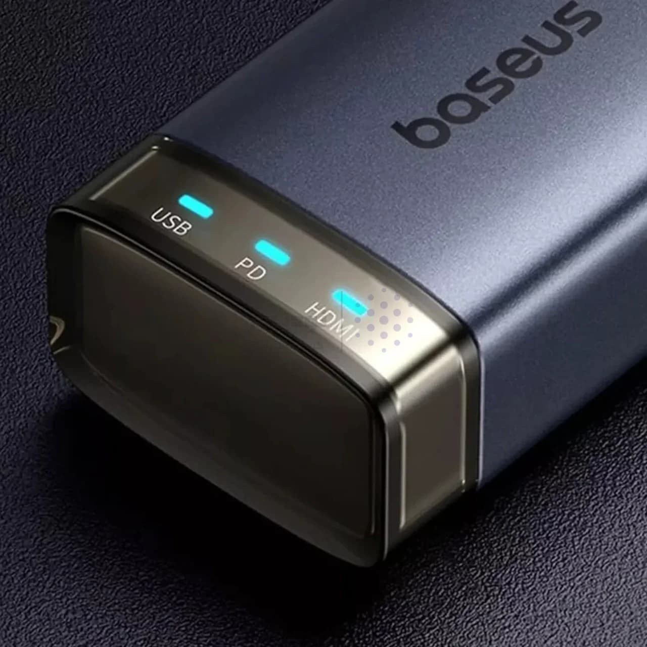 هاب 6 پورت Baseus مدل Clarity BS-OH164 – خاکستری (گارانتی 24 ماهه آونگ) — تصویر ۳