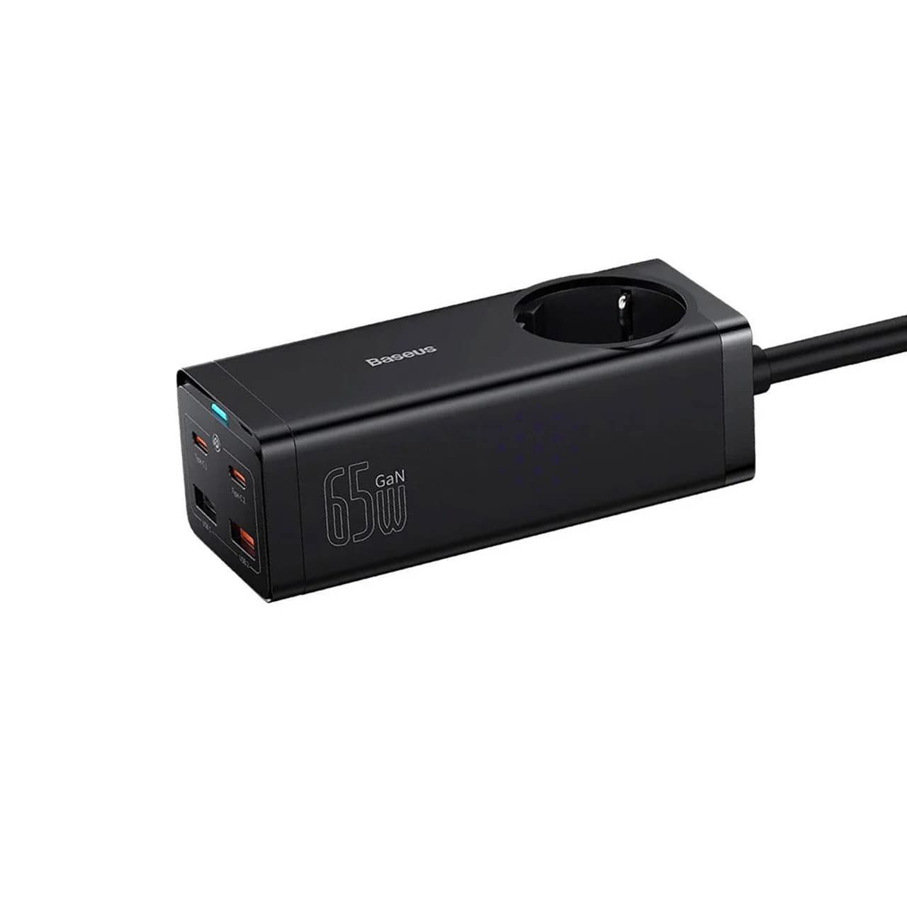 چند راهی برق Baseus مدل Power Combo Power Strip CCGAN65-1ACE 65W – مشکی (گارانتی آونگ) — تصویر ۲