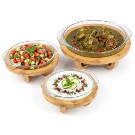 کاسه پایه چوبی صوفیا سایز 1