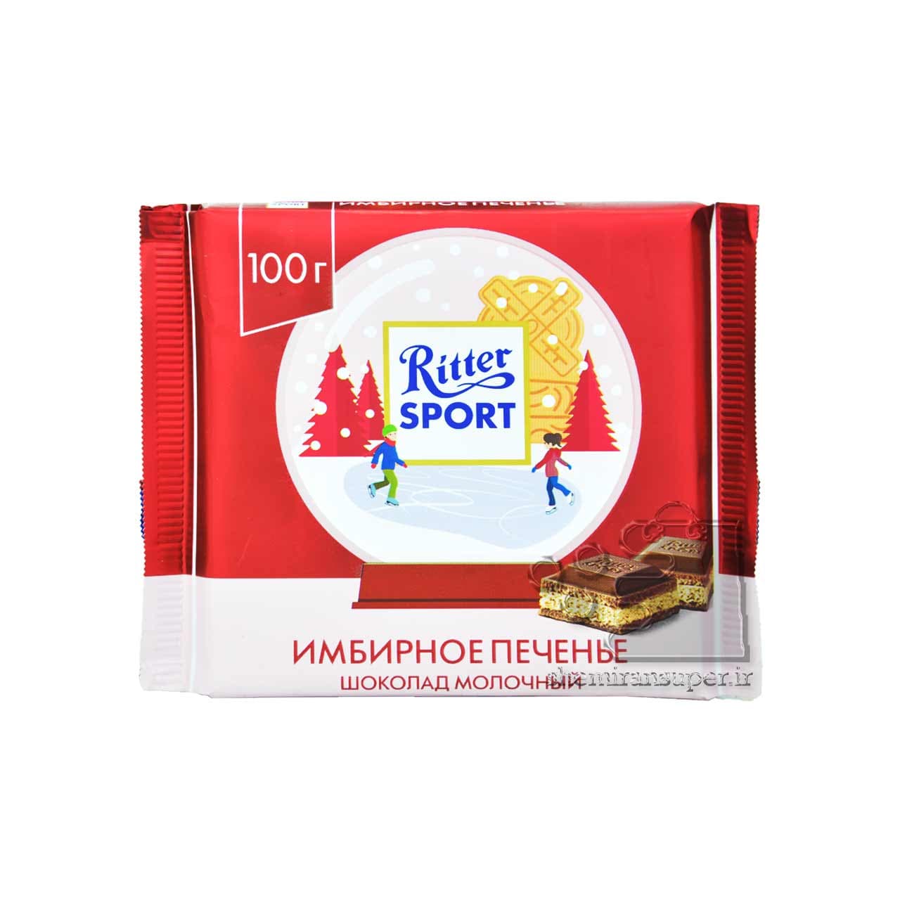 شکلات با مغز دسر زنجبیلی ۱۰۰ گرم ریتر اسپرت – ritter sport