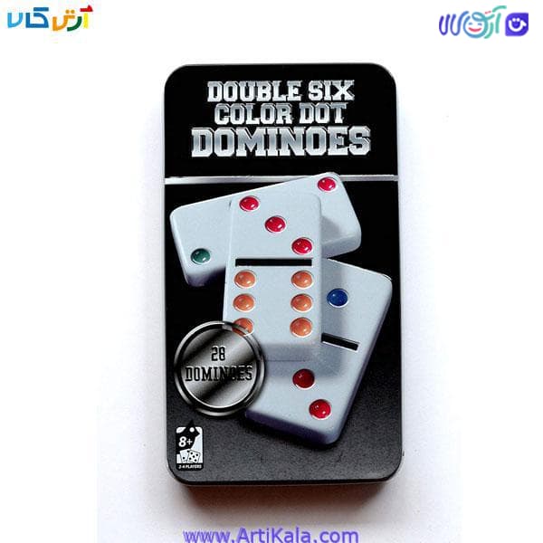 دومینو راک 28 قطعه DOUBLE SIX COLOR DOT