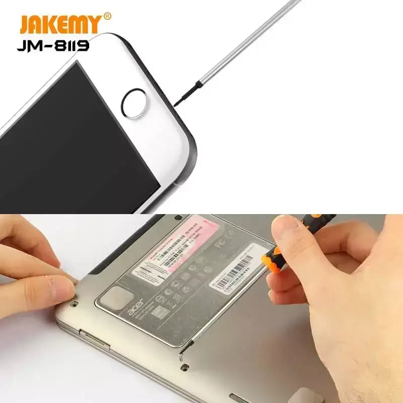 پیچ گوشتی چهارسو جک می مدل JAKEMY JM-8119 سایز 1.5mm — تصویر ۳