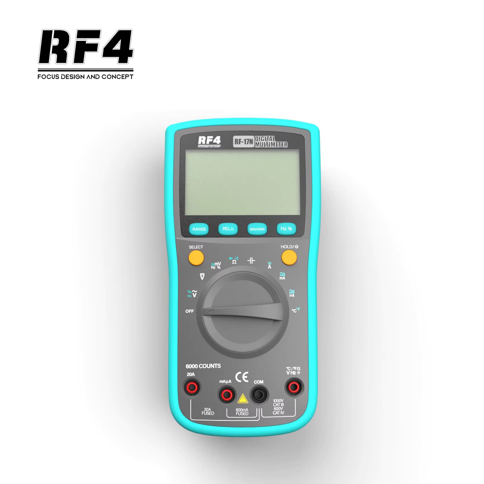 مولتی متر دیجیتال آر اف فور مدل RF4 RF-17N — تصویر ۲