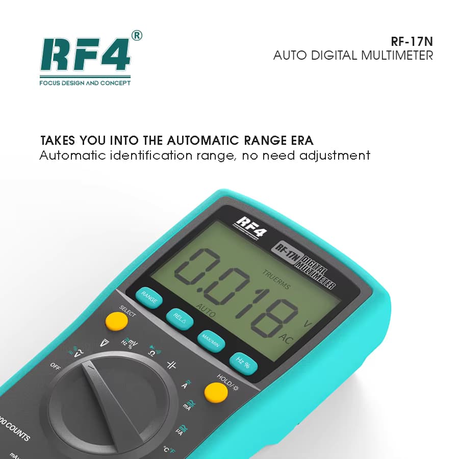 مولتی متر دیجیتال آر اف فور مدل RF4 RF-17N — تصویر ۸