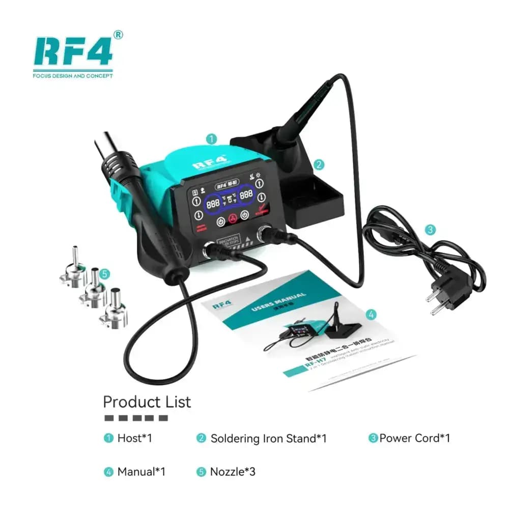 هیتر هویه دیجیتالی دو کاره آر اف فور مدل RF4 RF-H7 — تصویر ۵