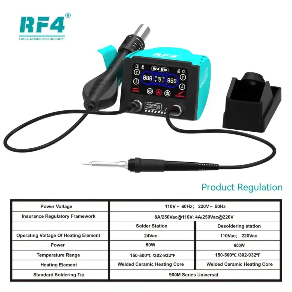هیتر هویه دیجیتالی دو کاره آر اف فور مدل RF4 RF-H7 — تصویر ۸