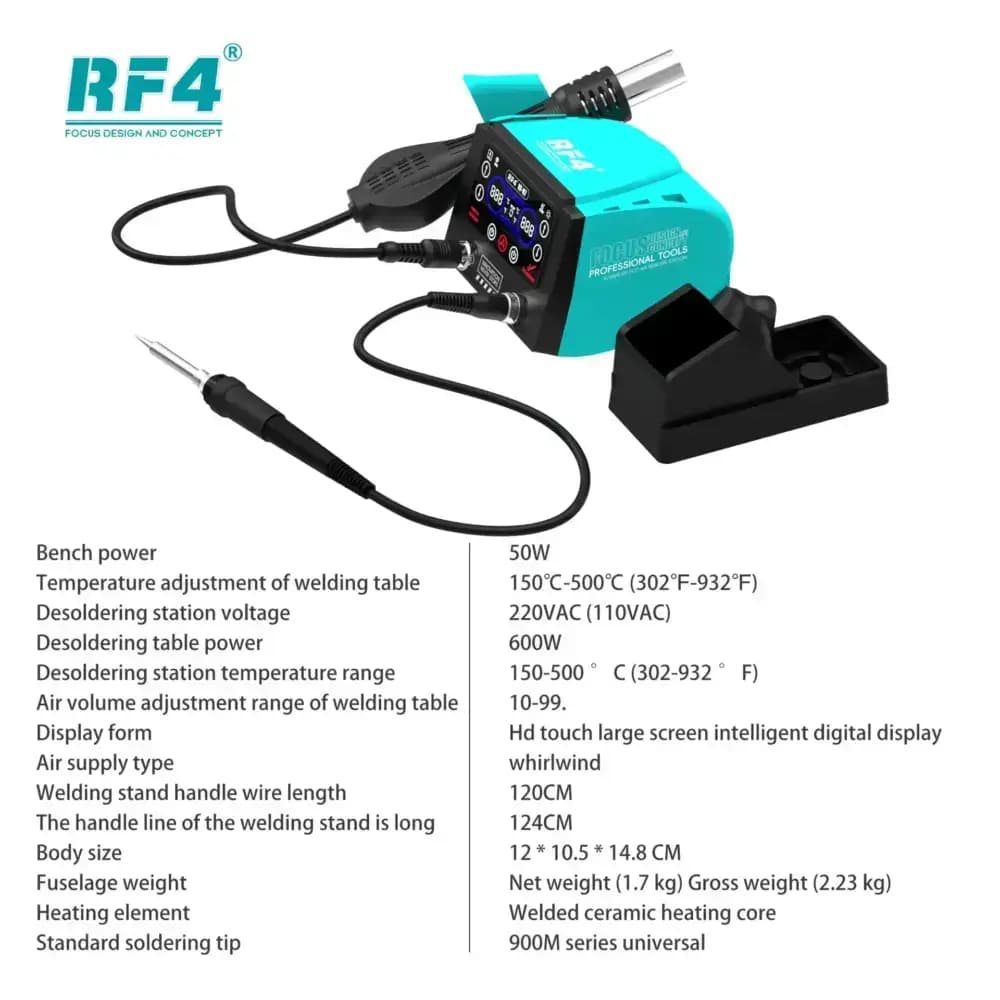 هیتر هویه دیجیتالی دو کاره آر اف فور مدل RF4 RF-H7 — تصویر ۷