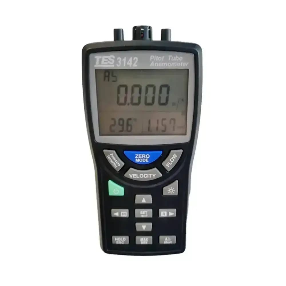 فشارسنج تفاضلی و محیطی ، بادسنج پیتوت تیوب تی ای اس مدل TES-3142