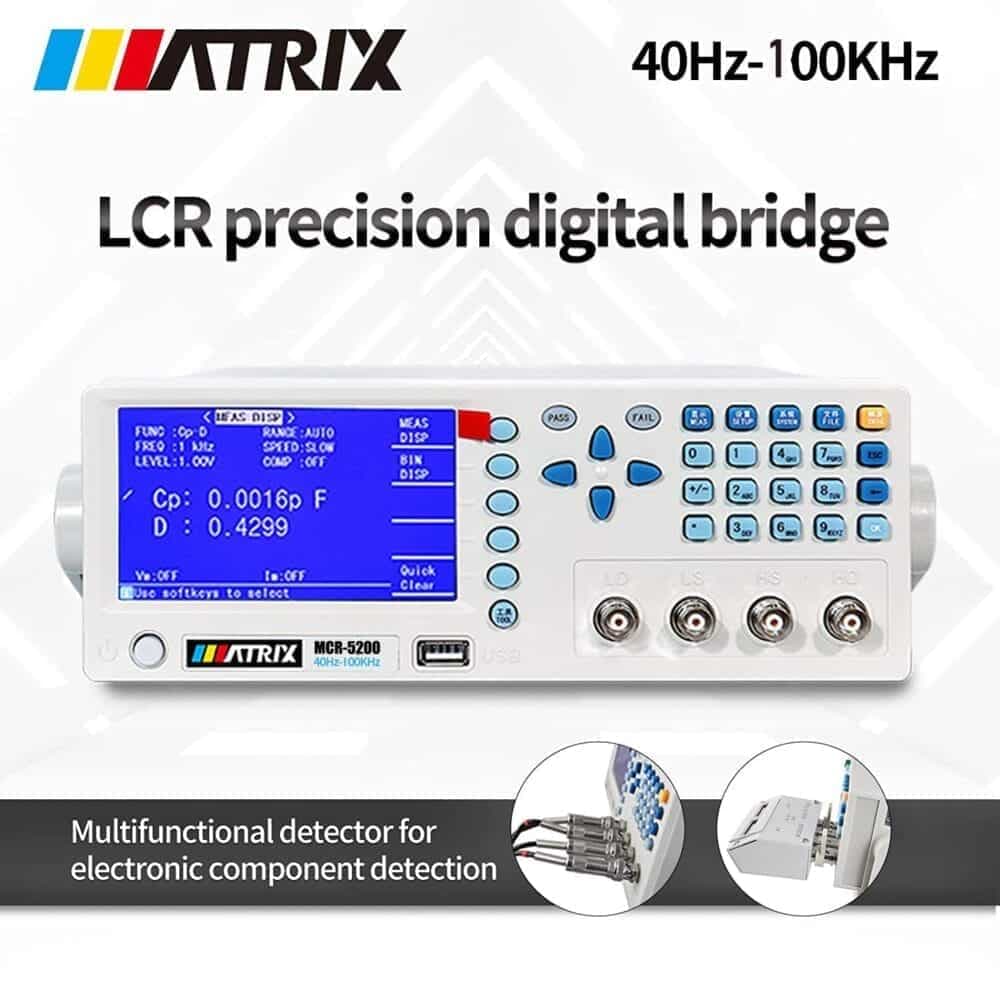 LCR متر دیجیتال ماتریکس مدل MATRIX MCR-5100 — تصویر ۶