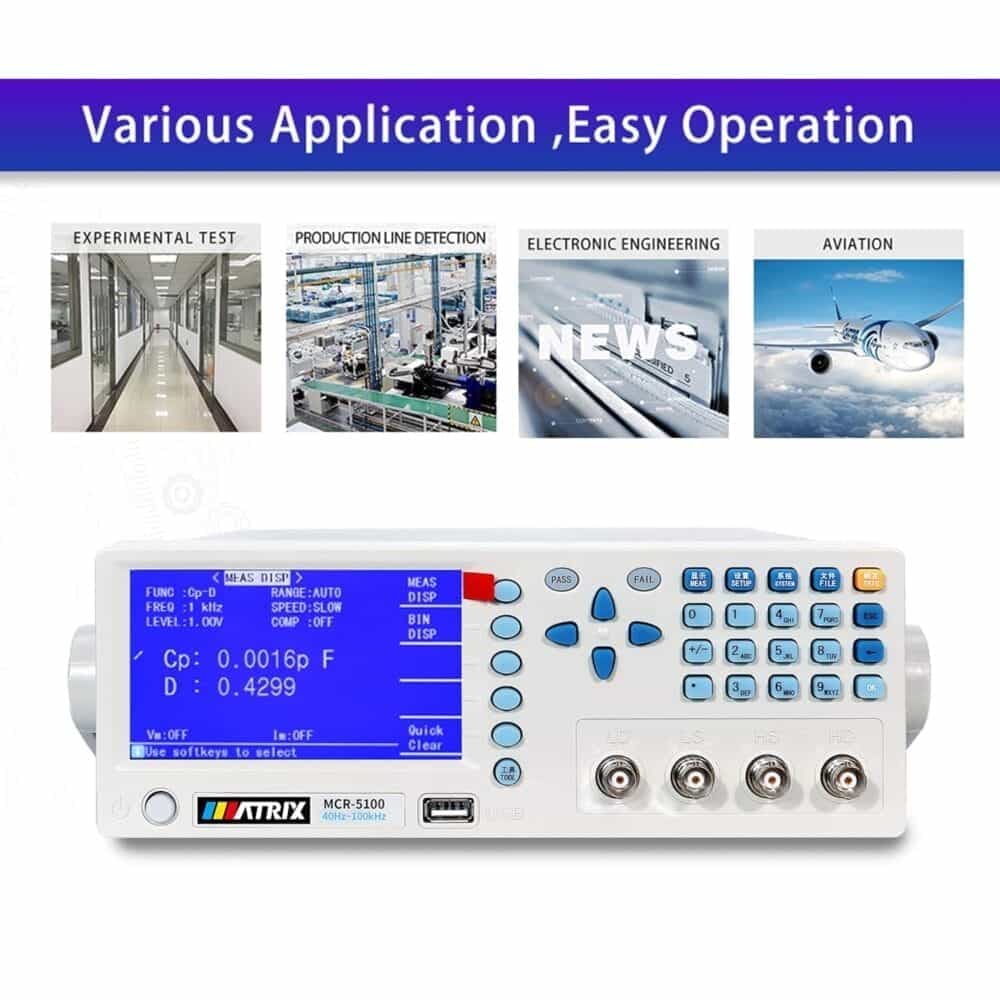 LCR متر دیجیتال ماتریکس مدل MATRIX MCR-5100 — تصویر ۳