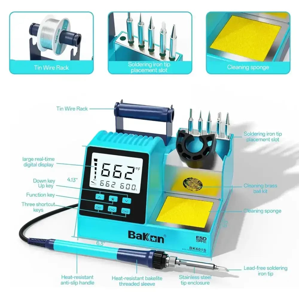 هویه رومیزی باکون مدل Bakon BK-601S — تصویر ۴