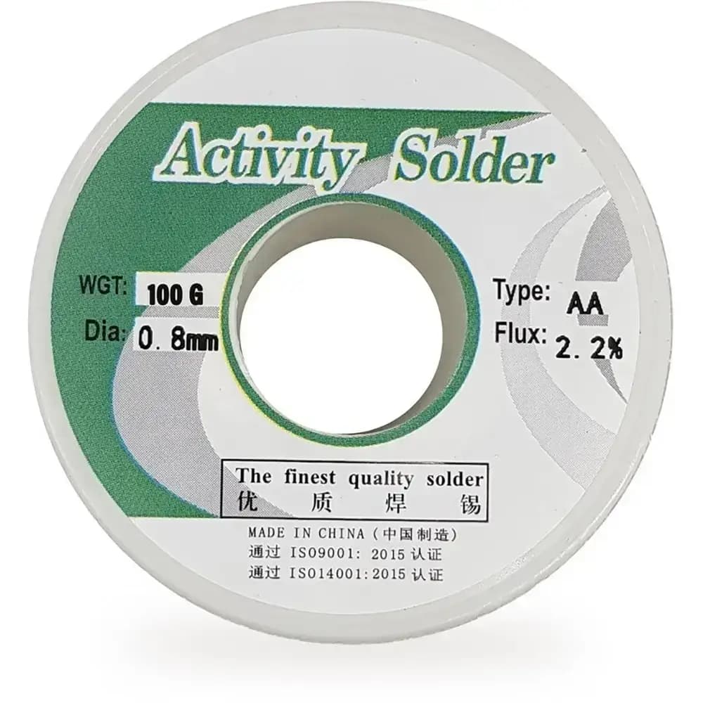 سیم لحیم اکتیویتی مدل Activity Sloder ZHONGSHI 0.8mm 100gr