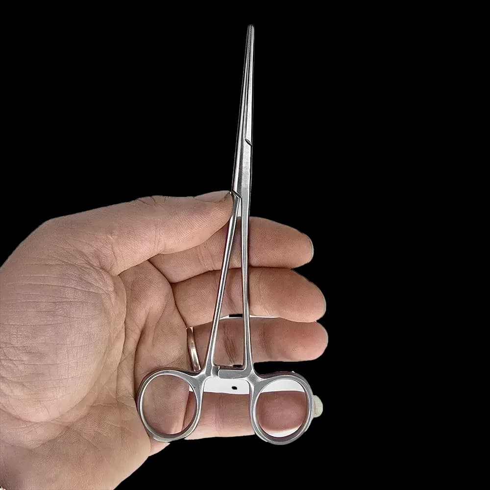 پنس مدل هموستات مستقیم کد Hemostat forceps STRAIGHT 16CM — تصویر ۳