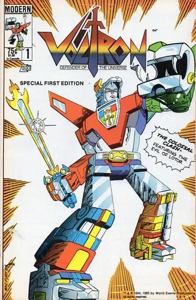 دانلود کمیک Voltron #1 – 3 (1985)