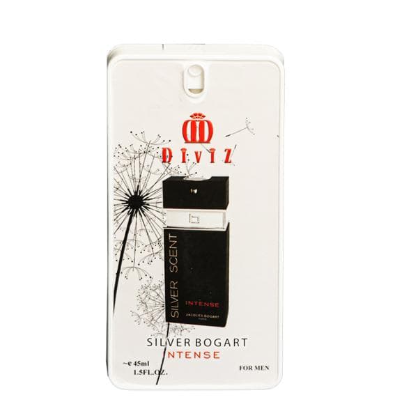 عطر جیبی مردانه دیوایز DIVIZ رایحه سیلورسنت SILVER SENT حجم 45 میلی لیتر