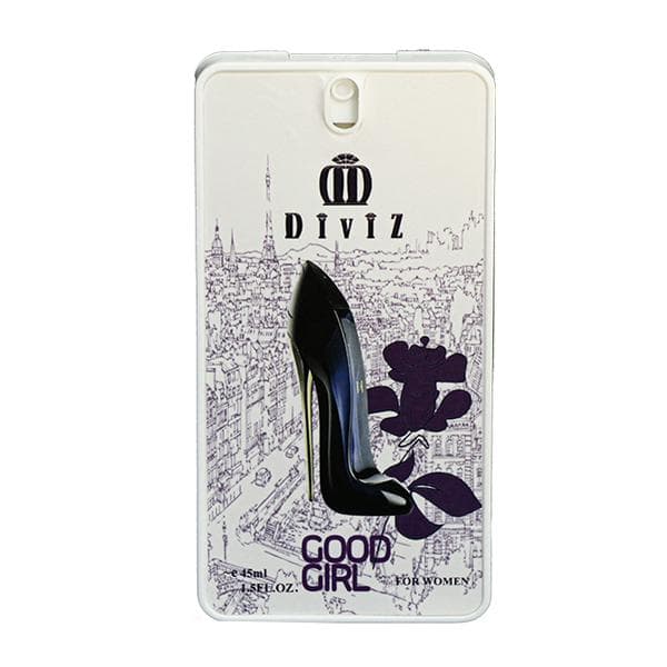 عطر جیبی زنانه دیوایز DIVIZ رایحه گودگرل Good Girl حجم 45 میلی لیتر