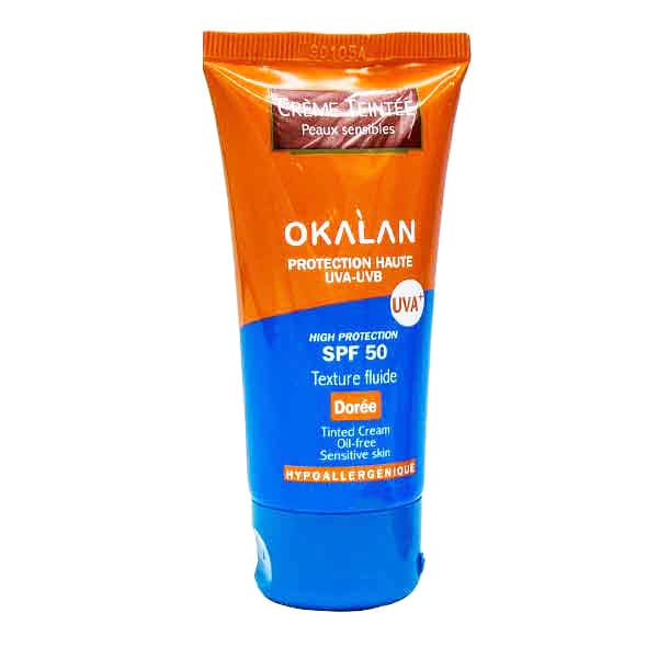 ضد آفتاب اوکلان OKALAN حاوی کرم پودر با SPF 50