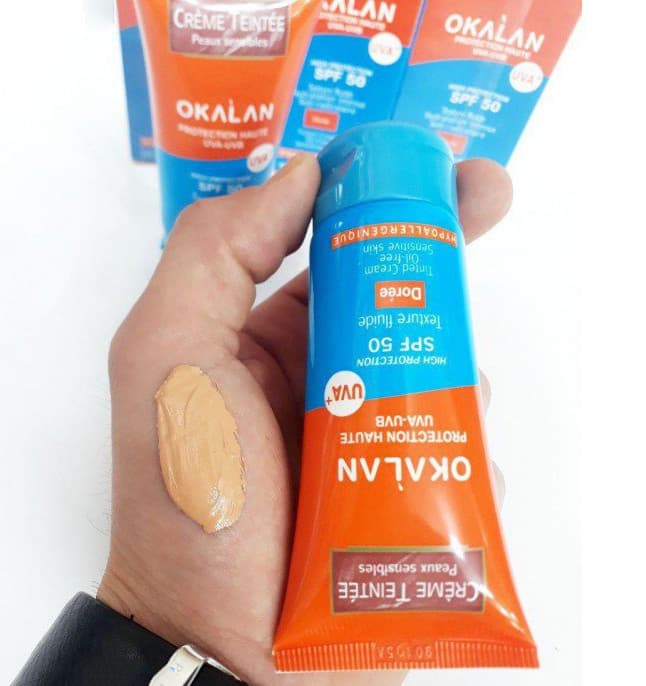 ضد آفتاب اوکلان OKALAN حاوی کرم پودر با SPF 50 — تصویر ۲