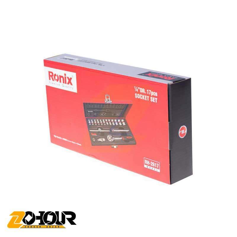 جعبه بکس 17 عددی تایوان رونیکس مدل Ronix RH-2617 — تصویر ۶
