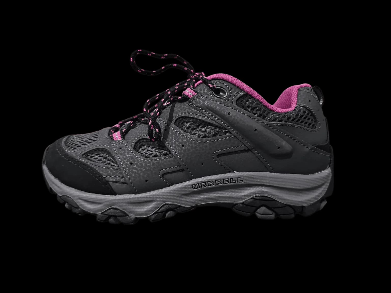 کفش بچه‌گانه مرل Merrell Moab 3 Low خاکستری صورتی – اورجینال