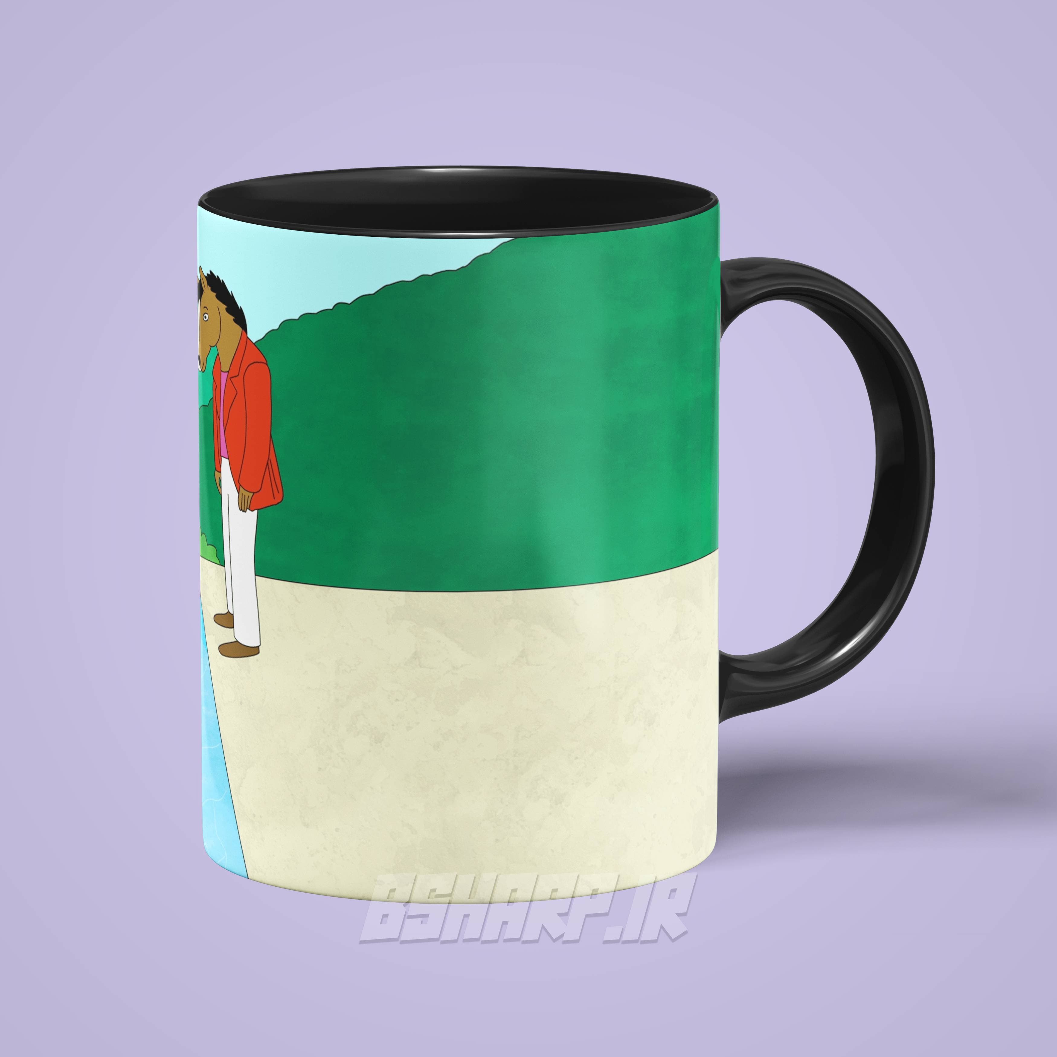 ماگ Bojack Horseman طرح شنا — تصویر ۴