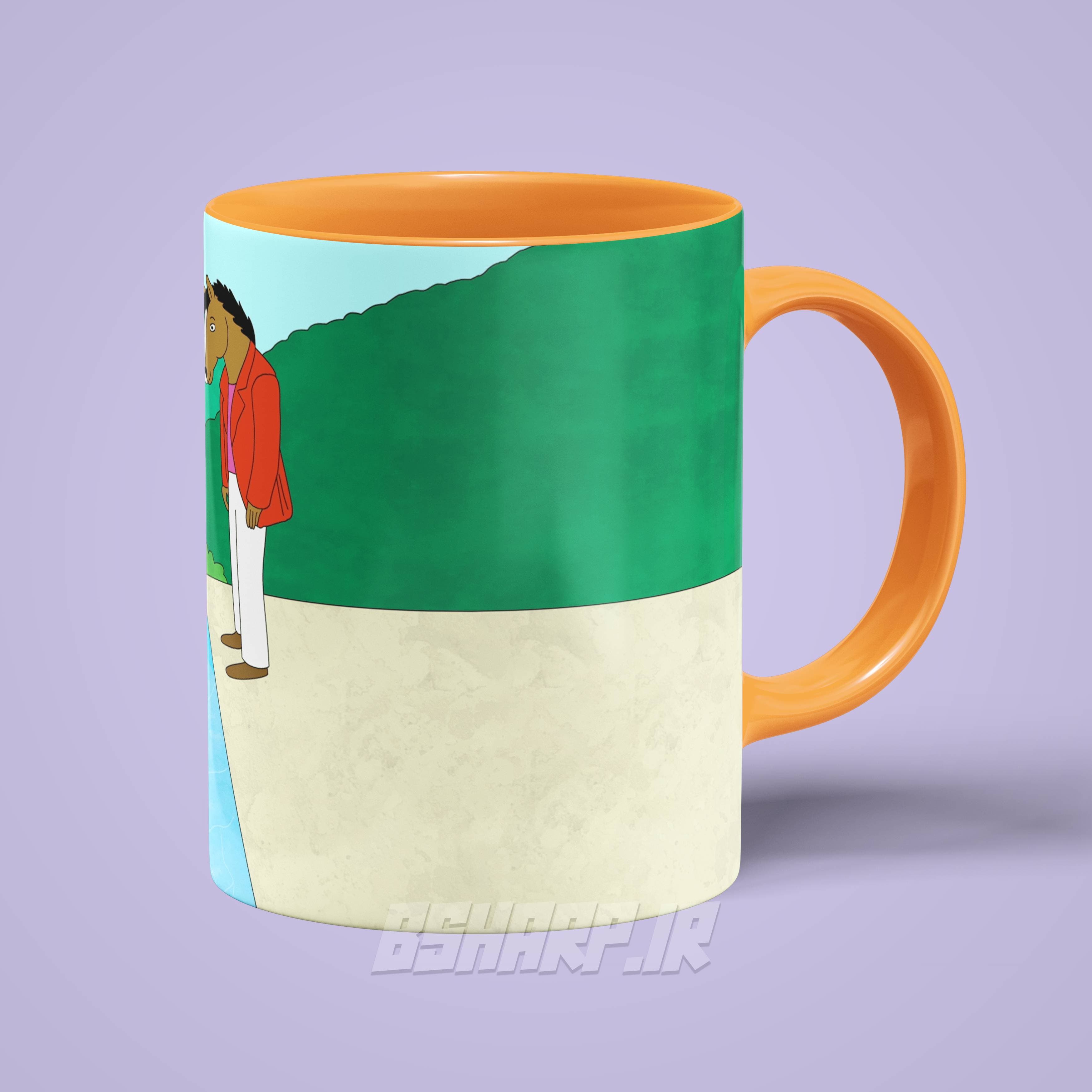 ماگ Bojack Horseman طرح شنا — تصویر ۸