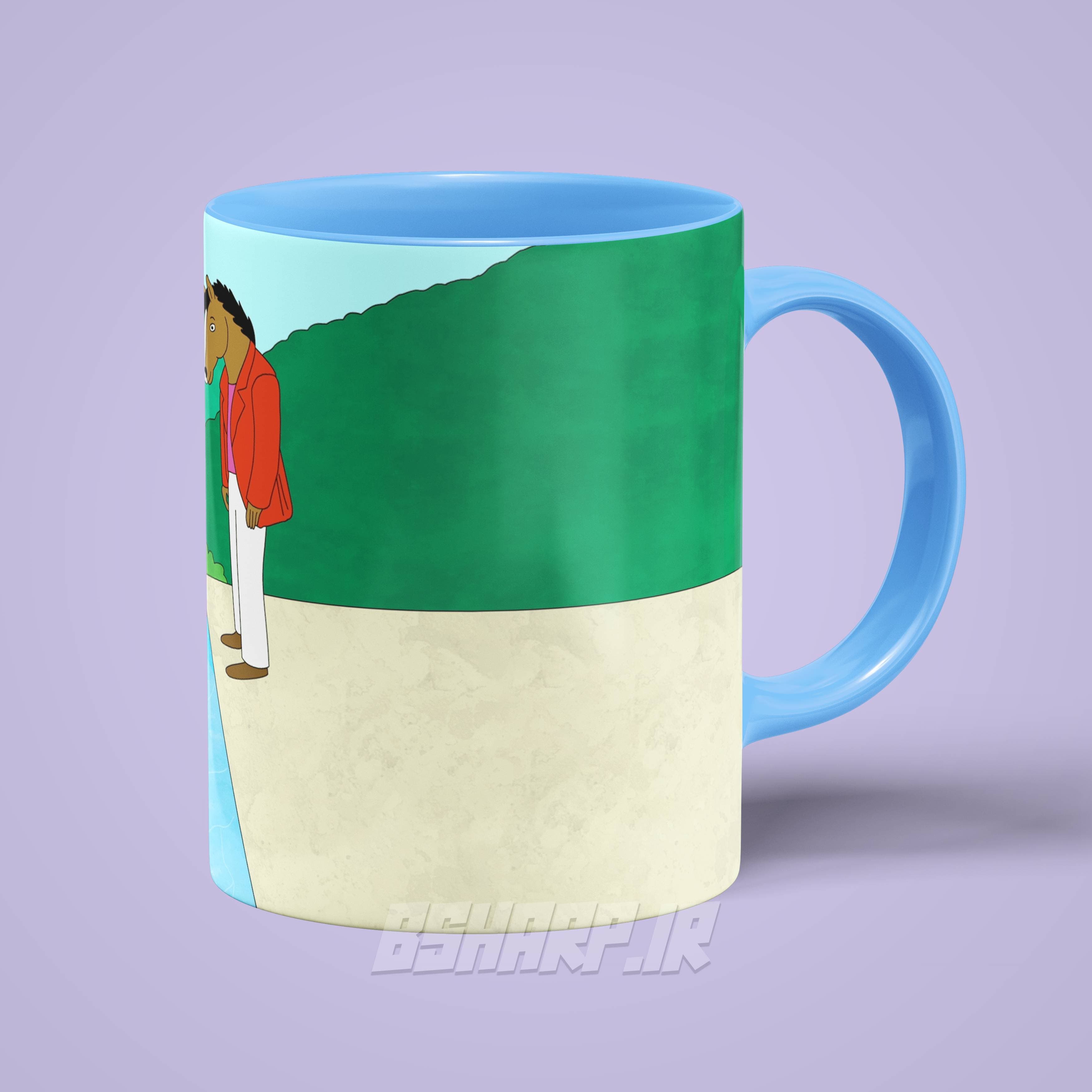 ماگ Bojack Horseman طرح شنا — تصویر ۵