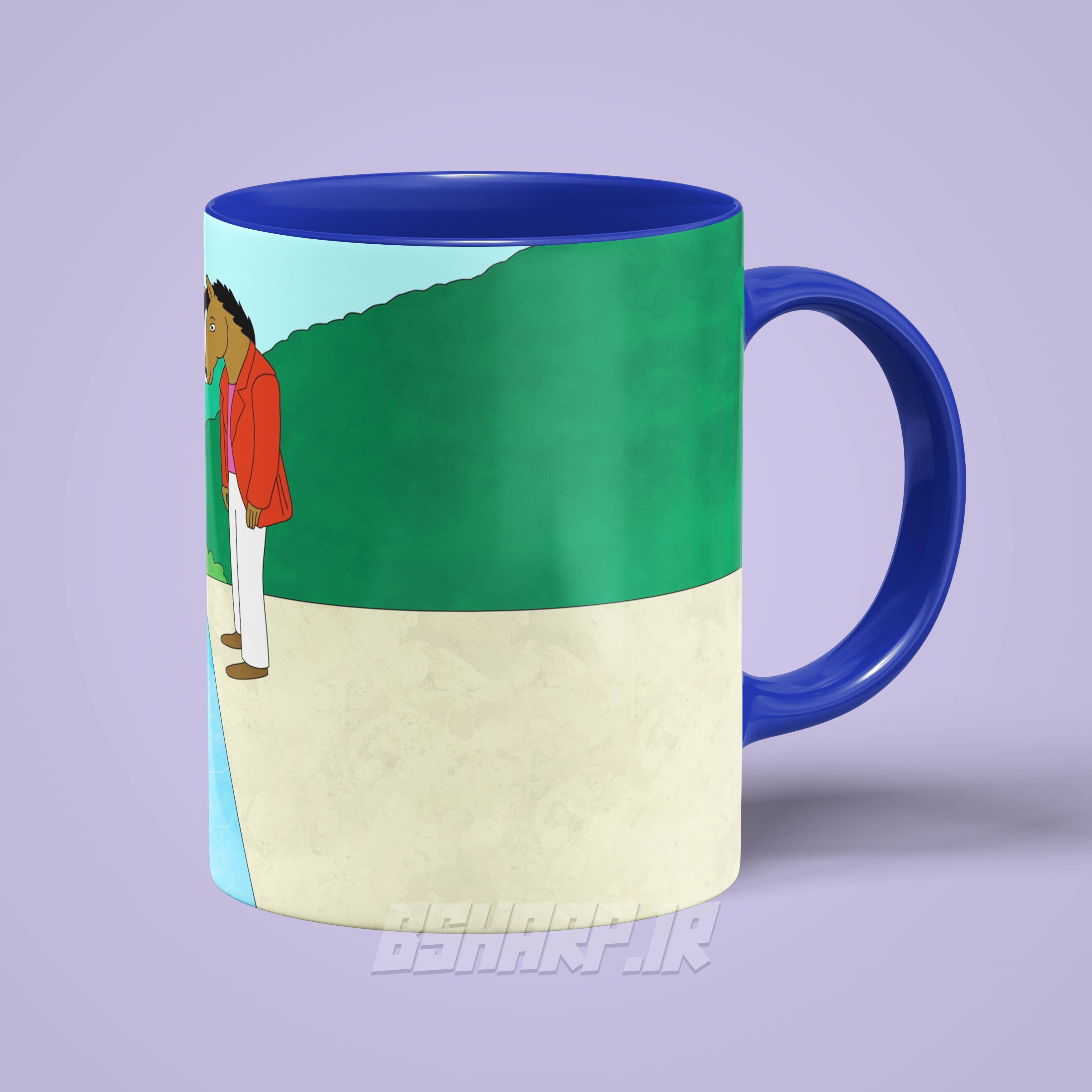 ماگ Bojack Horseman طرح شنا — تصویر ۷