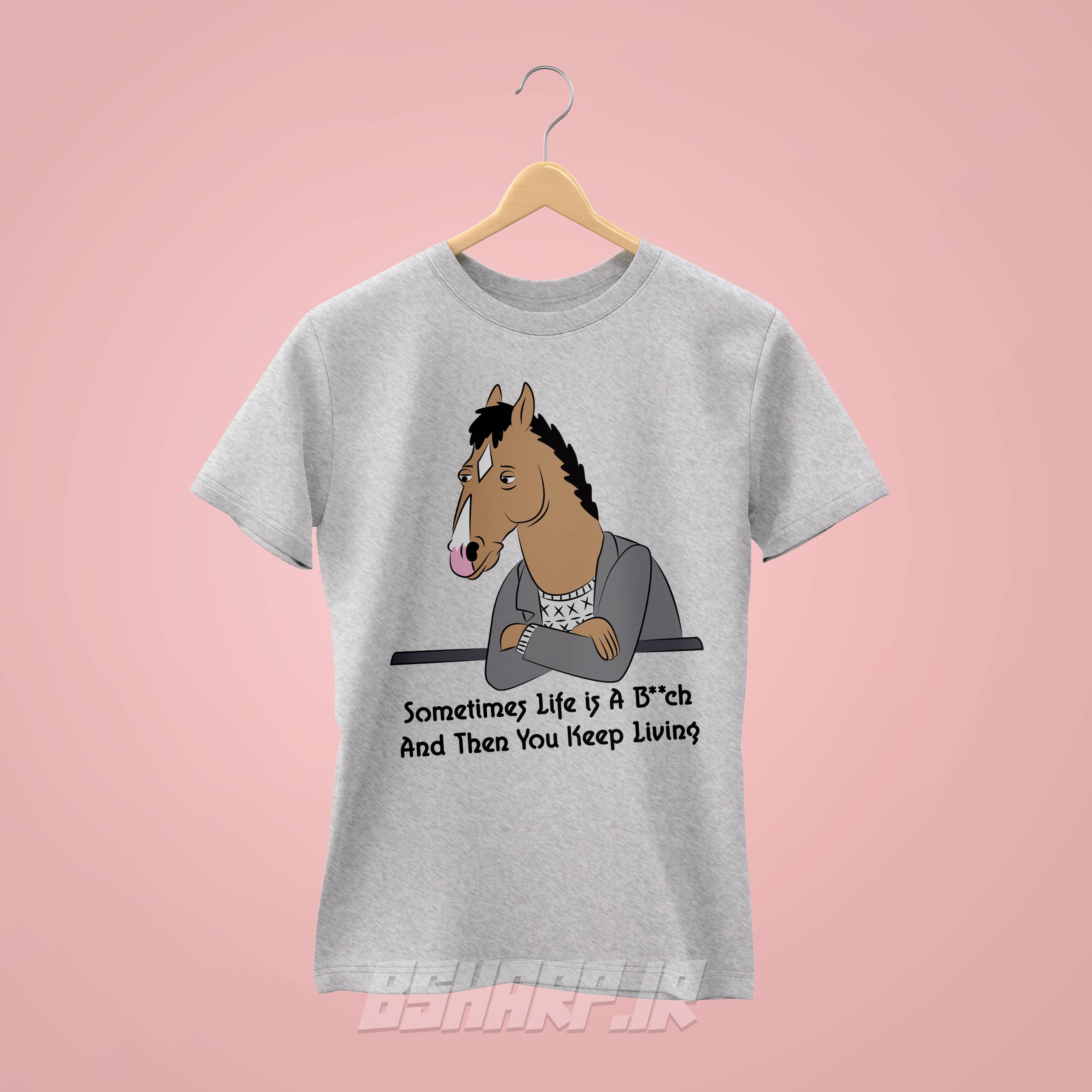 تیشرت Bojack Horseman طرح You Keep Living — تصویر ۵
