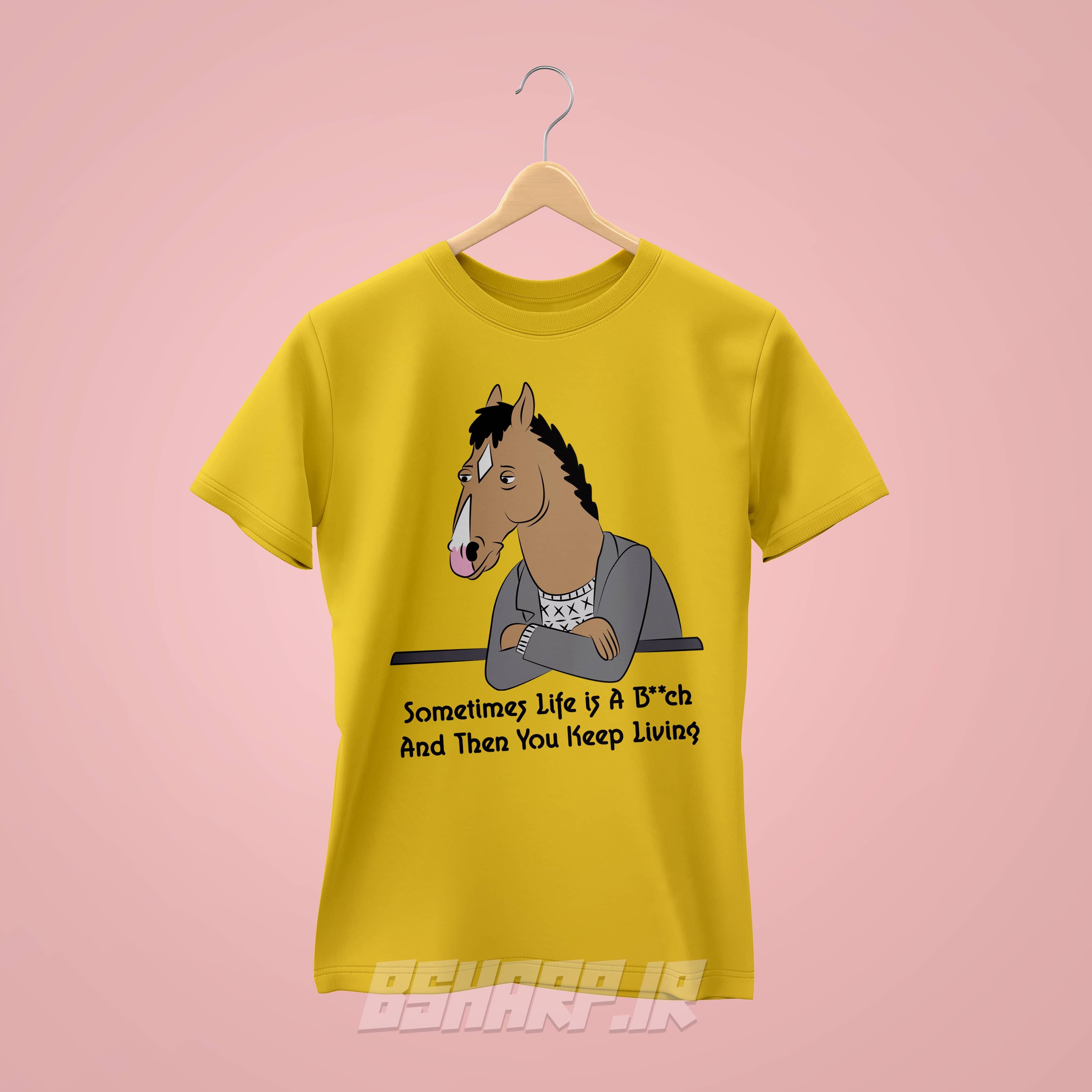 تیشرت Bojack Horseman طرح You Keep Living — تصویر ۴