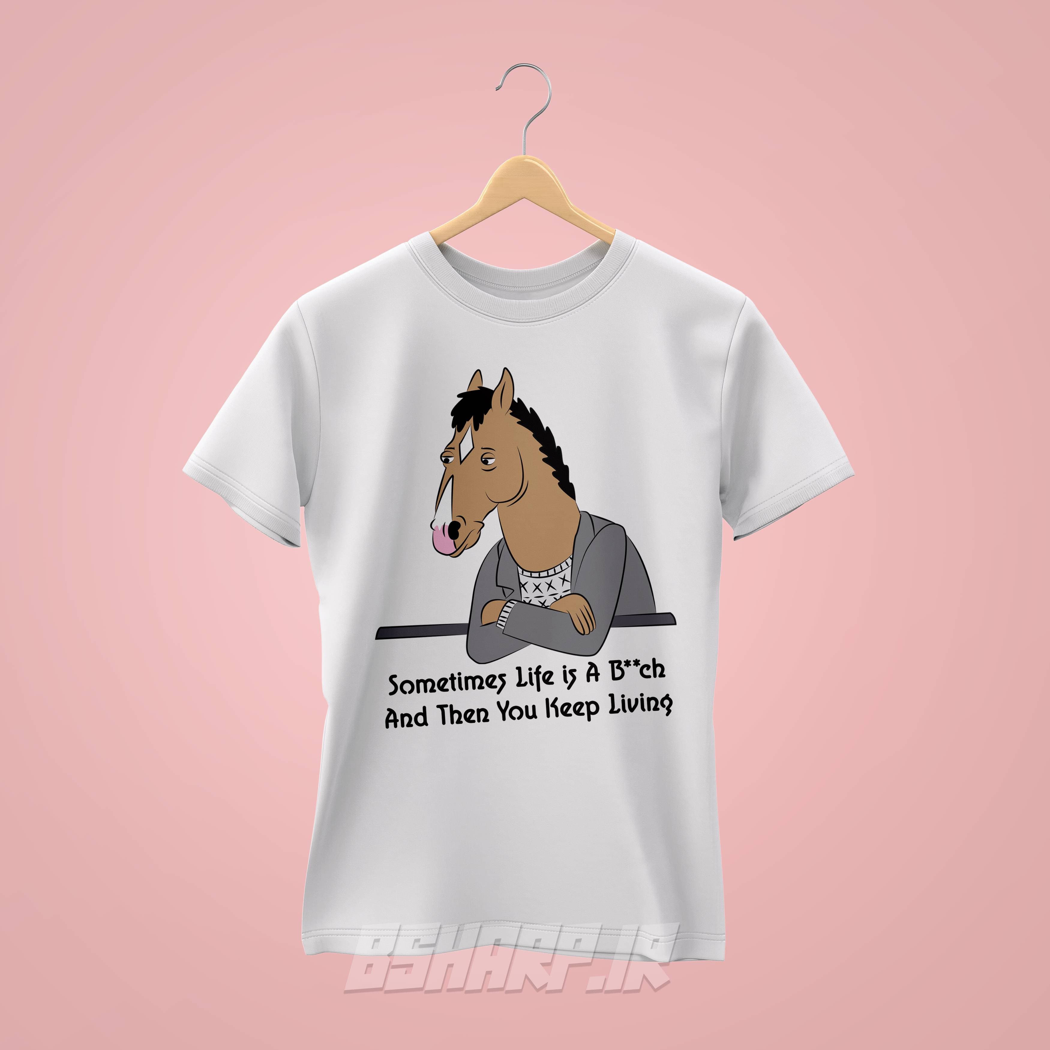 تیشرت Bojack Horseman طرح You Keep Living — تصویر ۲