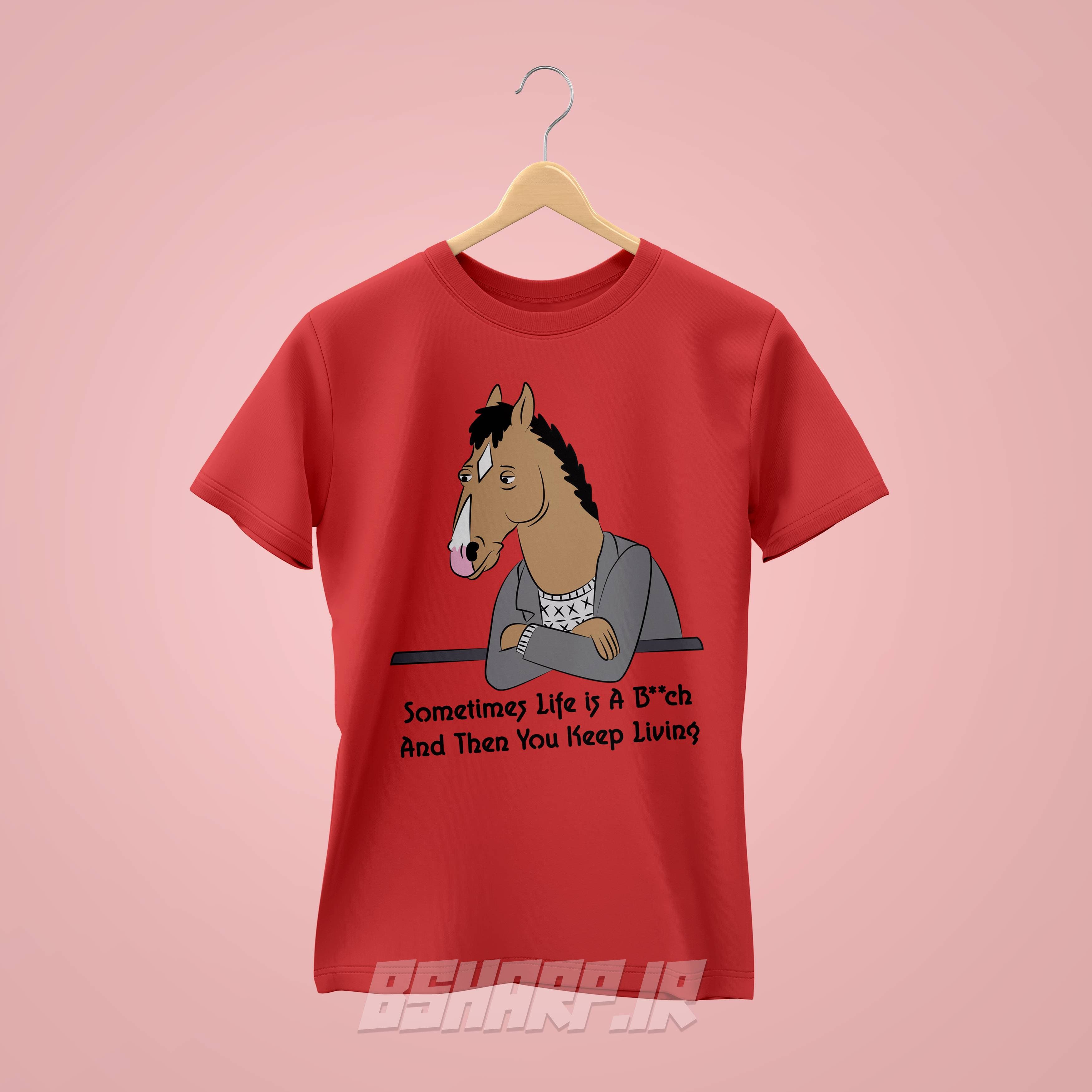 تیشرت Bojack Horseman طرح You Keep Living — تصویر ۳