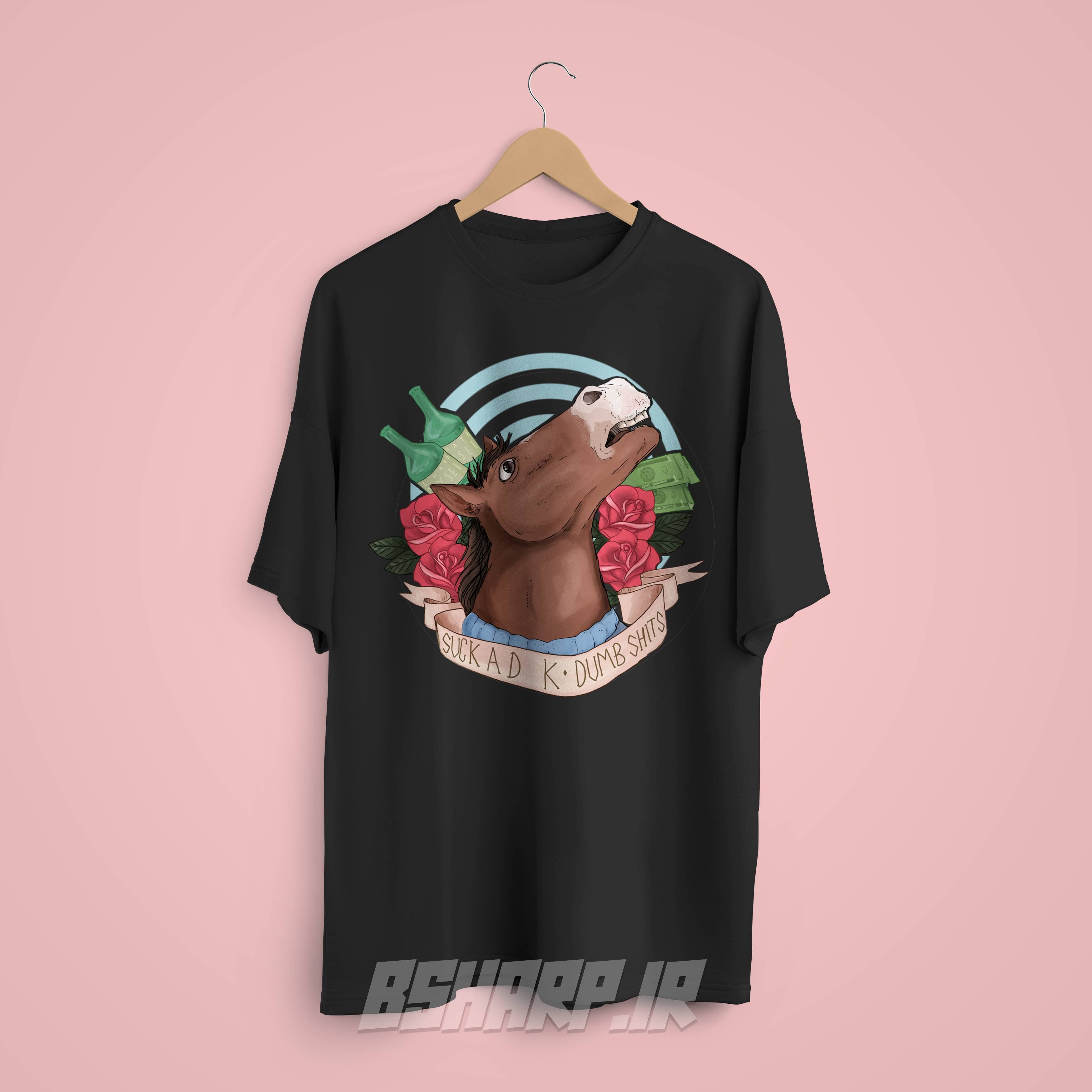 تیشرت Bojack Horseman طرح Dumb S**t — تصویر ۸