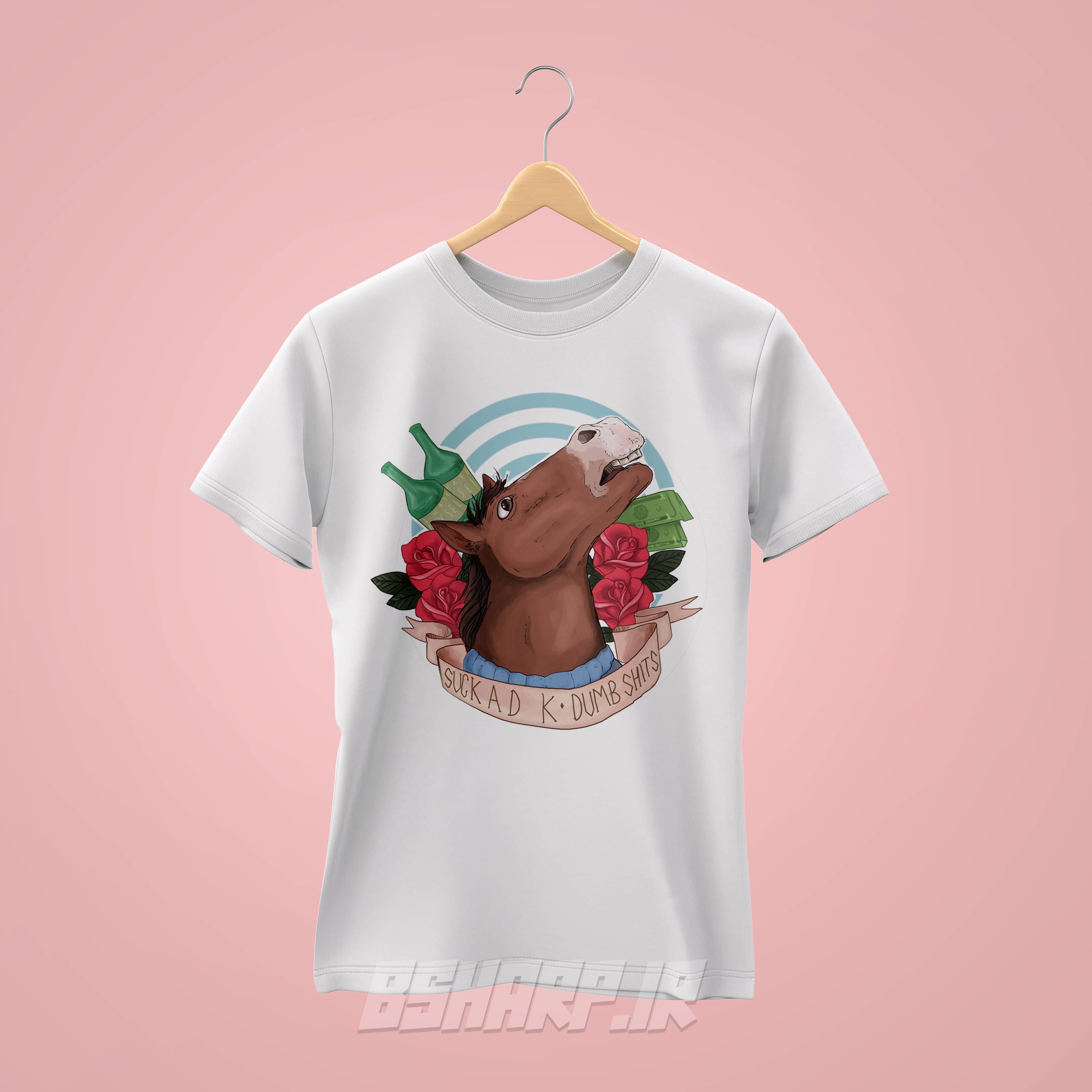تیشرت Bojack Horseman طرح Dumb S**t — تصویر ۲