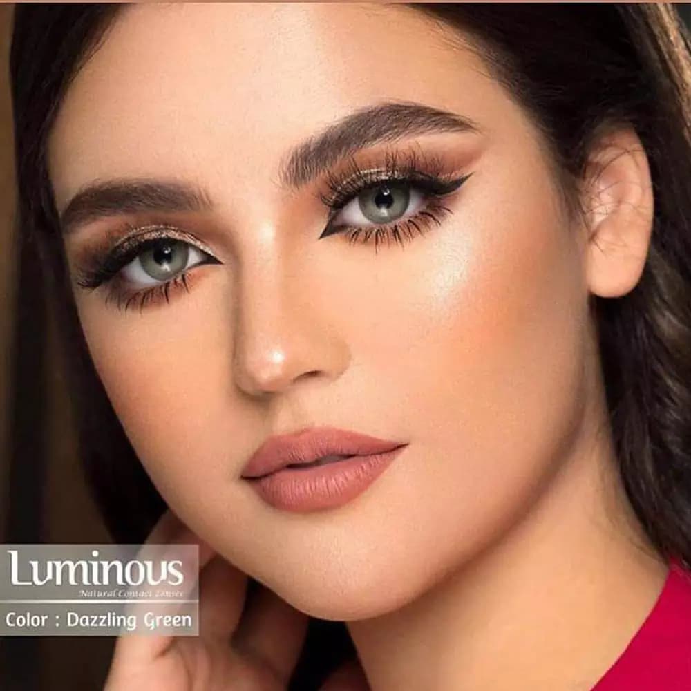 لنز لومینس دازلینگ گرین سبز یشمی دور دار — تصویر ۵