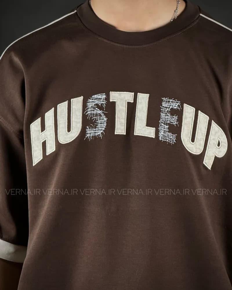 ست تیشرت و اسلش مردانه HUSTLEUP — تصویر ۷