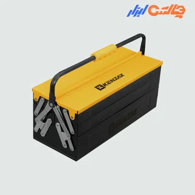 جعبه ابزار فلزی سه طبقه 50 سانتی‌متر کنزاکس مدل KTB-1503