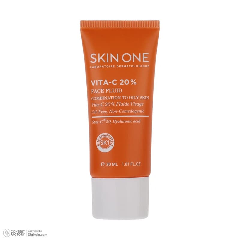 فلوئیدنرم کننده صورت اسکین وان مدل Vita-c 20% حجم 30 میلی لیتر — تصویر ۴