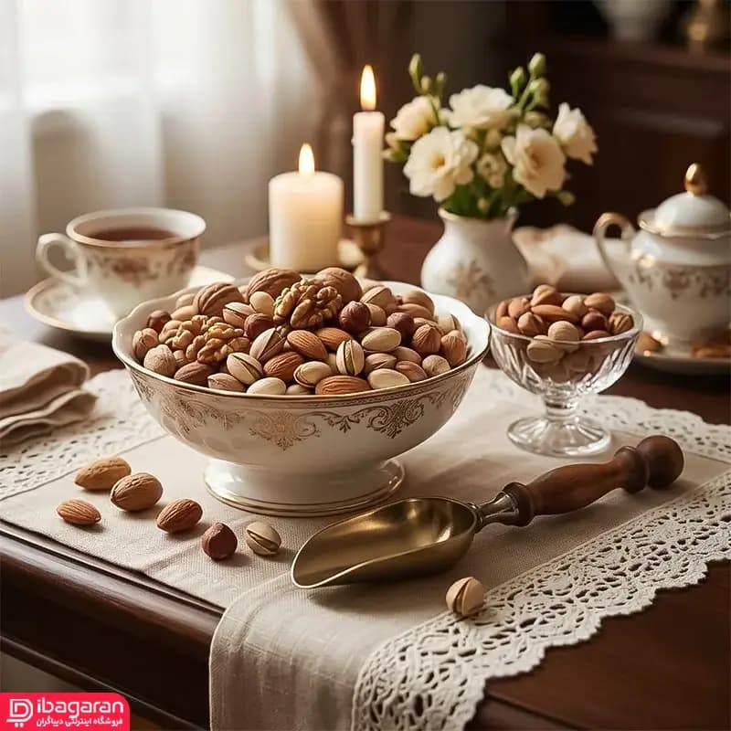 قاشق آجیل خوری برنجی ریور مدل 204 — تصویر ۶