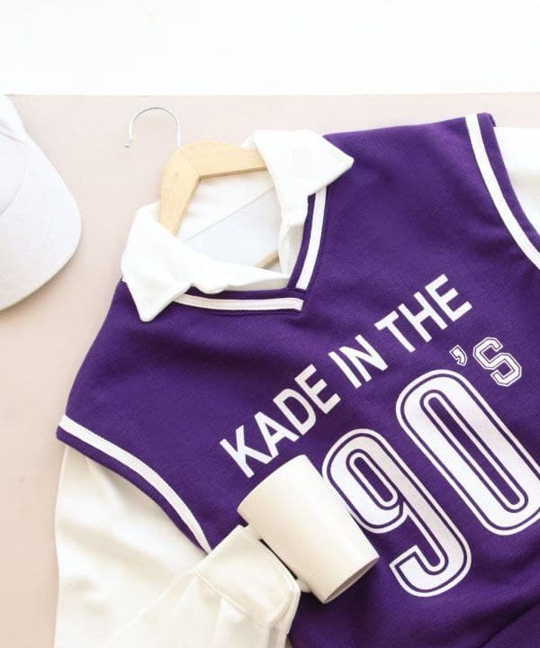 ست وست و شومیز اسپرت زنانه طرح Made in the 90s نسکافهای تیره (کد: 23901) — تصویر ۸