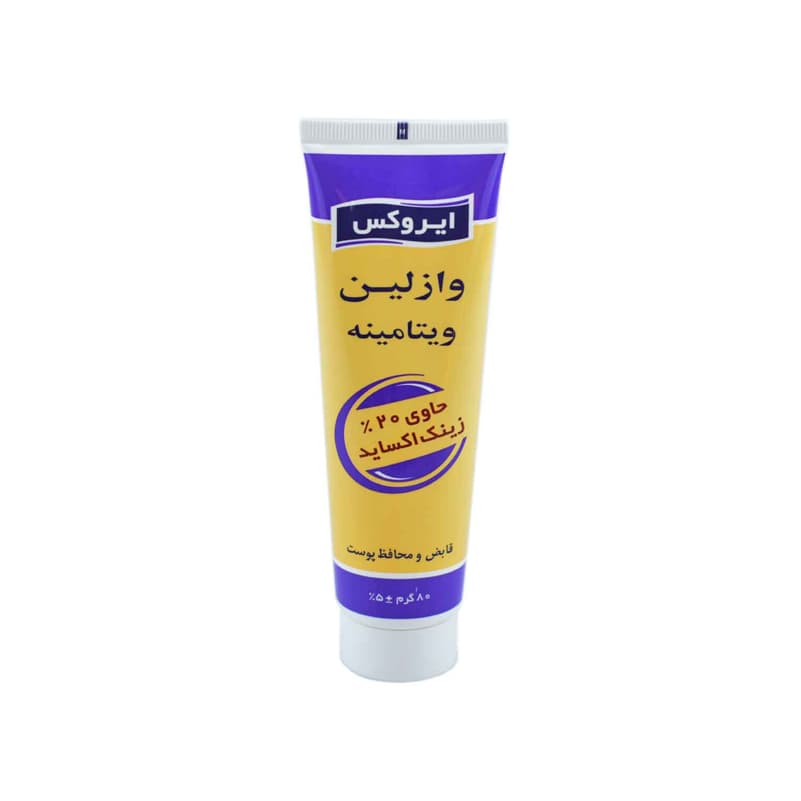 مراقبت پوست وازلین ویتامینه ایروکس مدل Zinc Oxide حجم 50 میلی لیتر