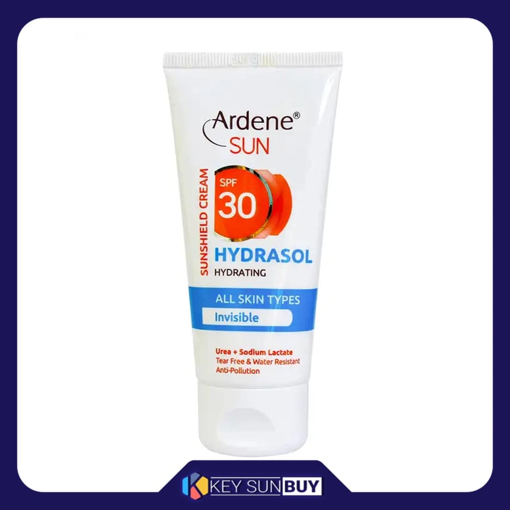 مراقبت پوست کرم ضد آفتاب بدون رنگ آردن SPF 30 مدل HYDRASOL ‌مناسب انواع پوست حجم 50 میلی‌لیتر