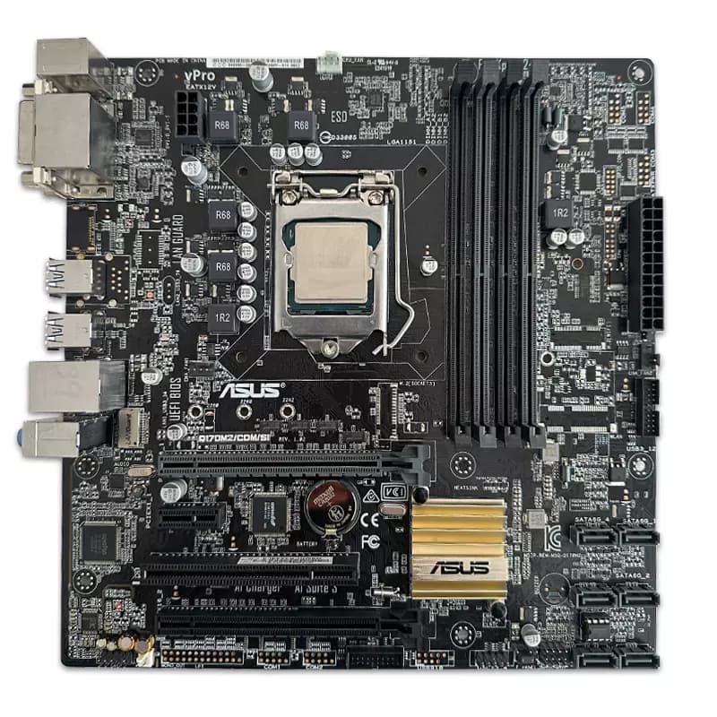 باندل مادربرد ASUS Q170M2/CDM/SI + i5 6500 استوک در حد نو