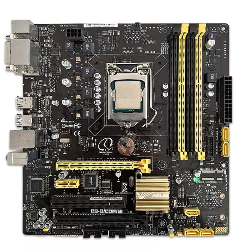 باندل مادربرد ASUS Q87 CS-B/CDM/SI + Core i5 4690 استوک