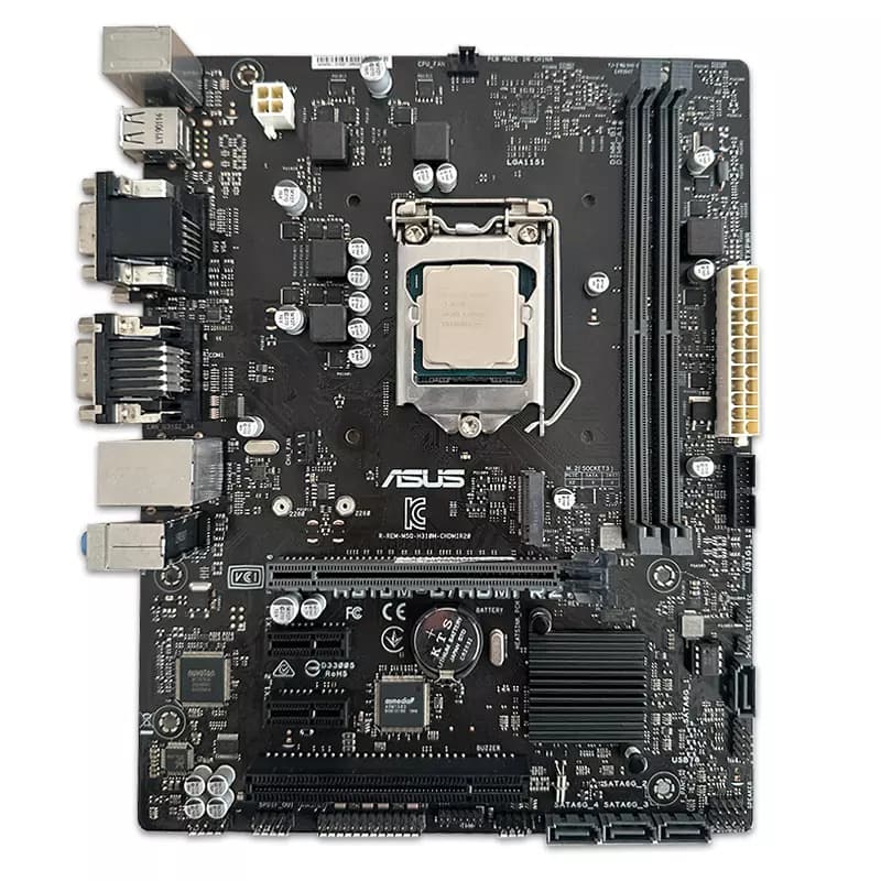 باندل مادربرد ASUS H310M-C/HDMI R2.0+ Core i3 9100F استوک در حد نو
