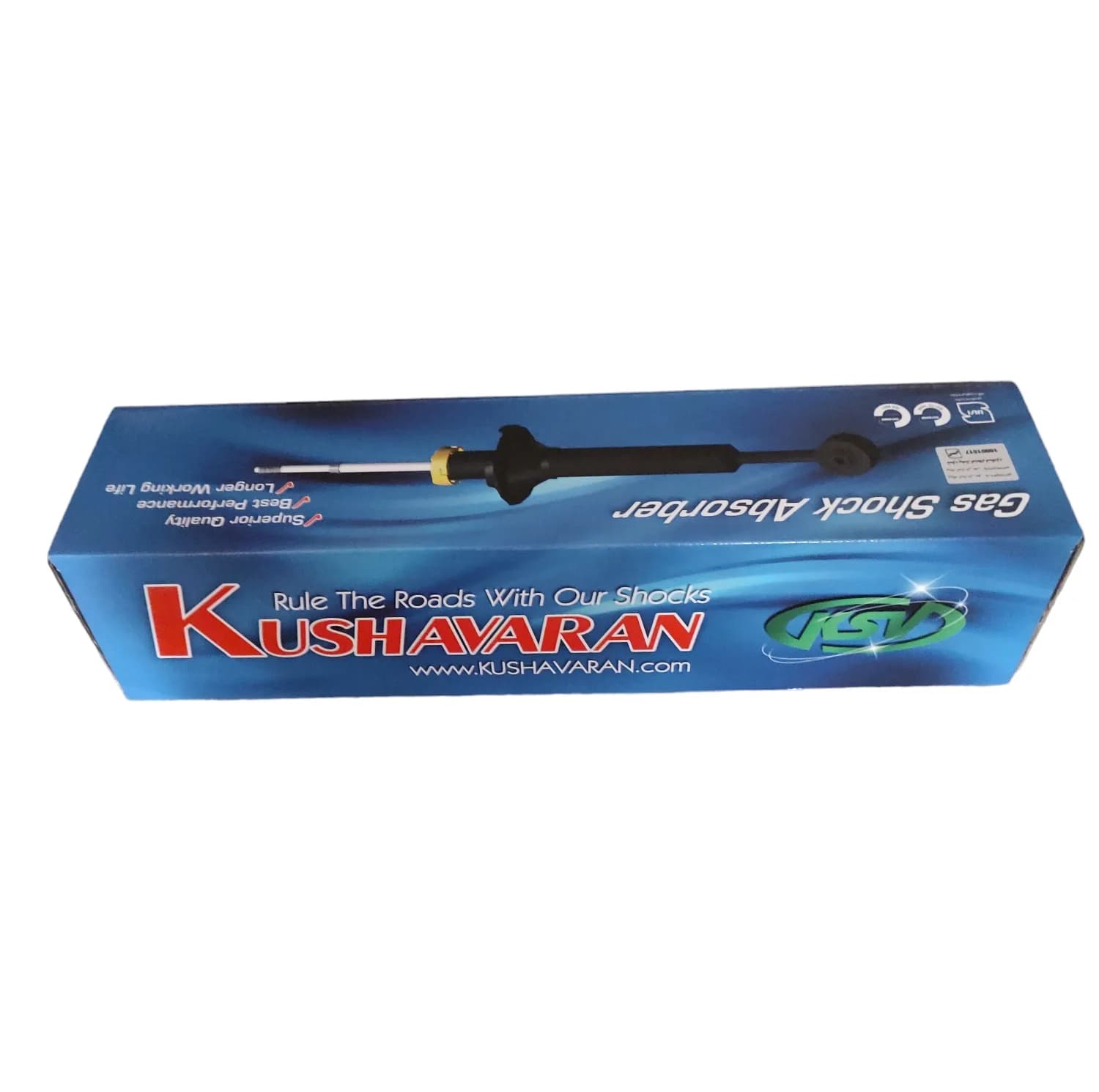 کمک عقب و جلو کوشاوران کد 80 مدل گازی مناسب پرای پراید بسته 4عددی — تصویر ۲