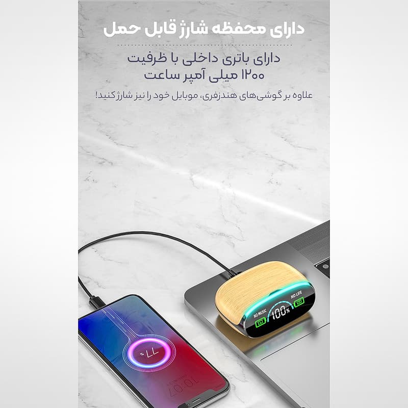 هدفون بی سیم مدل ENC M46 — تصویر ۷